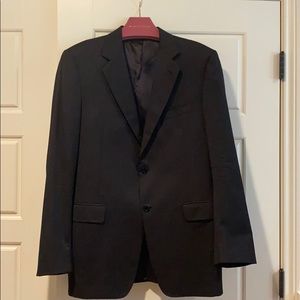 Charcoal wool Canali suit